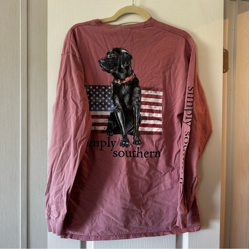 Simply Southern Long Sleeve Dog Graphic Tee
